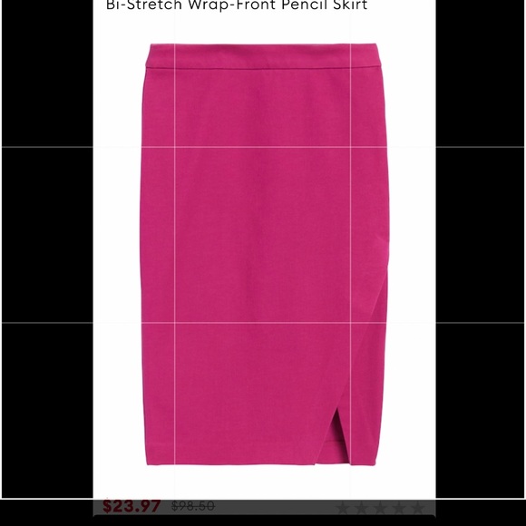 Banana Republic Dresses & Skirts - Banana Republic fuschia pink NWT Sz 4 tall skirt